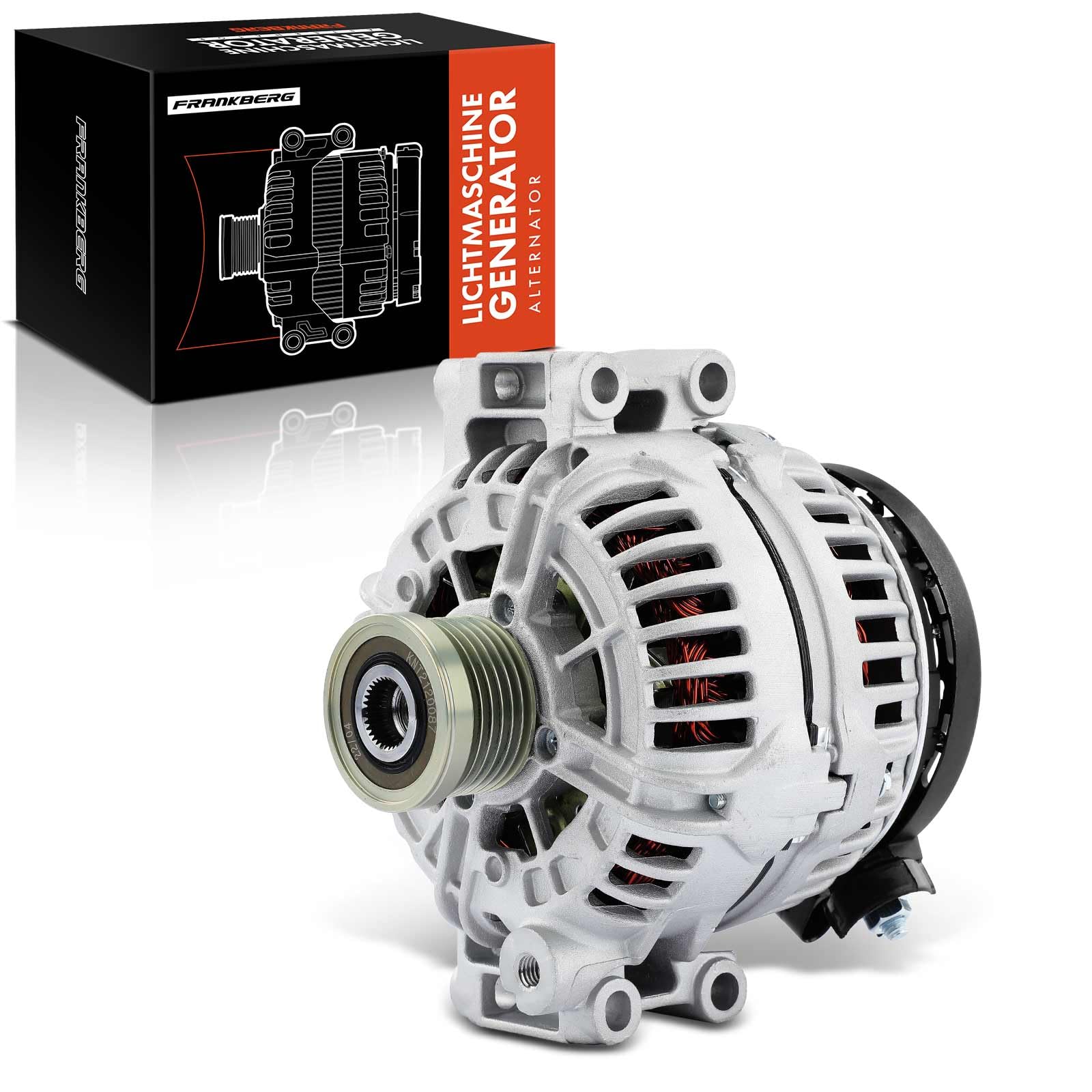 Frankberg Lichtmaschine Generator Kompatibel mit 3er E46 316 318 1.6L-2.0L 2001-2005 5er E60 520 523 525 530 2.0L-3.0L 2004-2010 5er Touring E61 525 2.5L 2004-2010 Replace# 12317543083