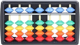 Ábaco adulto, compacto portátil colorido ábaco brinquedo educativo firme resistente ao desgaste para instituição de treinamento para meninos meninas para coletor de ábaco para escritório