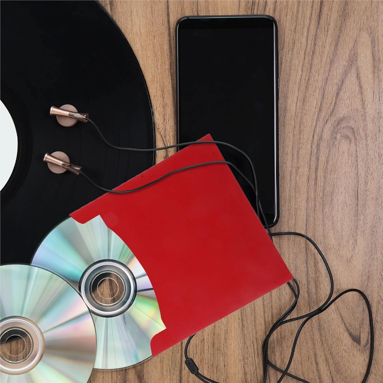 Paper CD Sleeves 100 Pcs Cd Envelopes Storage Sleeves Packaging Bag for DVDs Cover Package
