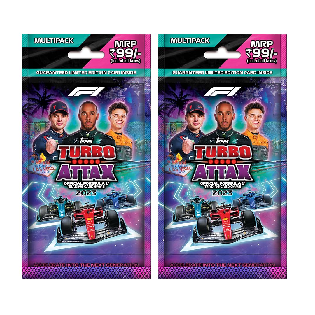 Topps F1 Turbo Attax Trading and Collectible Card Game (Multipack - Pack of 2) (B0CFTVDTKH) Amazon Price History, Amazon Price Tracker