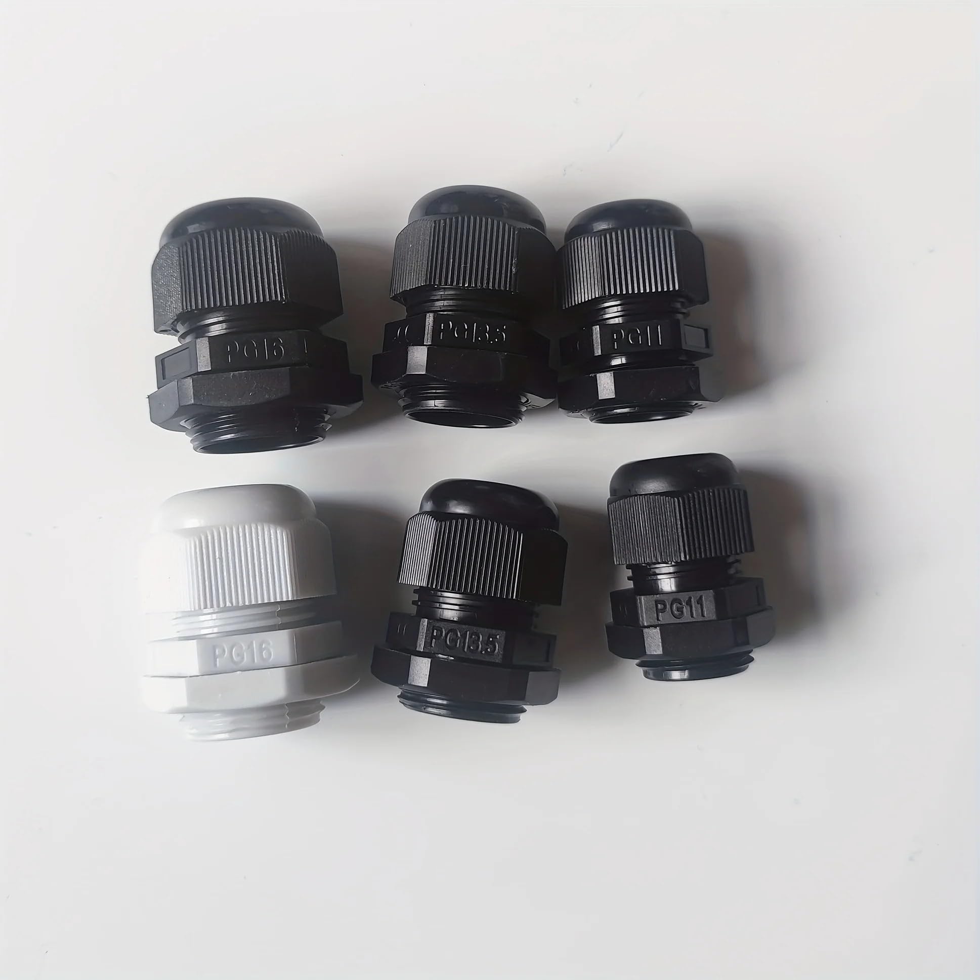 Juego surtido de 60 prensaestopas de nailon M8 M10 M12 M16 M20 PG7 PG9 PG11