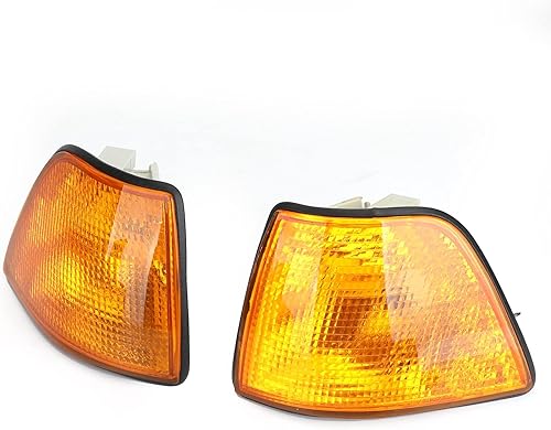 Topteng Luces de estacionamiento de señal de esquina para automóvil, luces de esquina para BMW E36 Serie 3 4DR Sedán/Hatchback 1992-1998