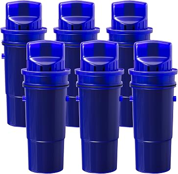 CRF950Z Filter Replacement for Compatible with PUR Water Filter Pitcher and Dispensers, CRF950Z, CRF-950Z, PPF900Z, PPF951K, PPT700W, Adsorb 99% Chlorine, Pack of 6, By DESENRUIS Upgraded Water Filter