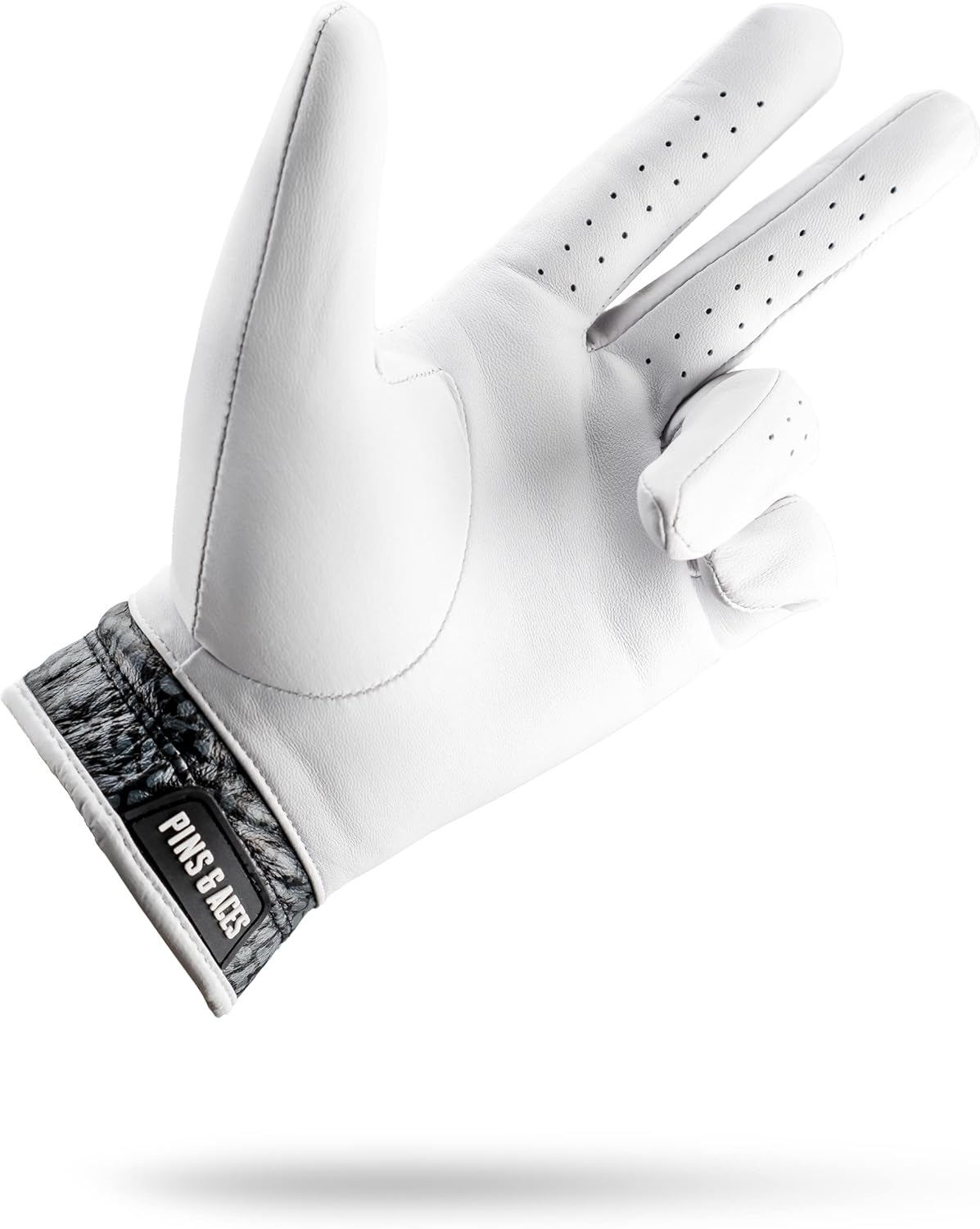 Pins & Aces - Elephant Print Golf Glove Design - Premium AAA Cabretta Leather, Long-Lasting Durable Tour Glove for Men or Women - Premium Leather Golf Glove Left & Right Hand - Image 2