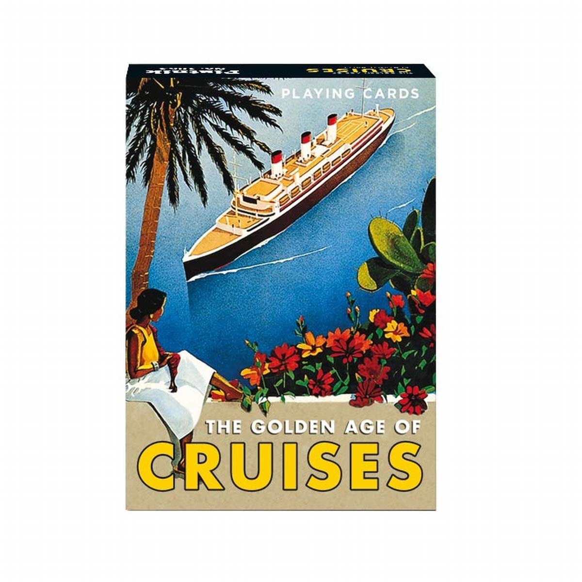 Piatnik The Golden Age of Cruises Unique Singles Playing Cards (Blue)