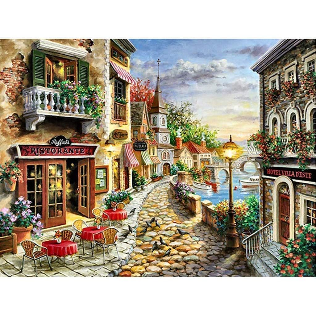 PATRANI FASHION® Diamond Painting Kit Street Drill Kits Diamond Painting, 5D Diamond Painting Kit for Adults & Kids, Very Suitable for Home Leisure and Wall Decoration, Gift for Kids and Adults