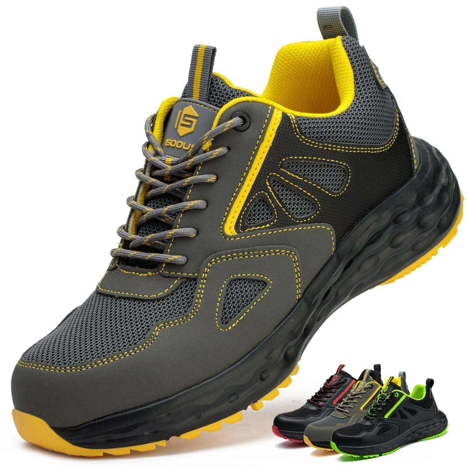 Scarpe Antinfortunistiche Uomo Donna Scarpe da Lavoro Leggero Comode Traspiranti Punta in Plastica Antiscivolo Cucina