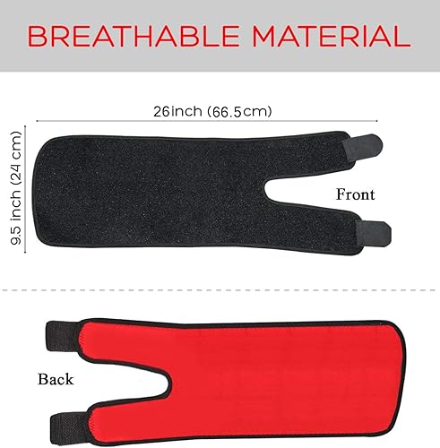 Miniatura 4 de Soporte ajustable para muslo soporte de cuádriceps y envolturas para muslos para hombres y mujeres Manga de compresión antideslizante de neopreno