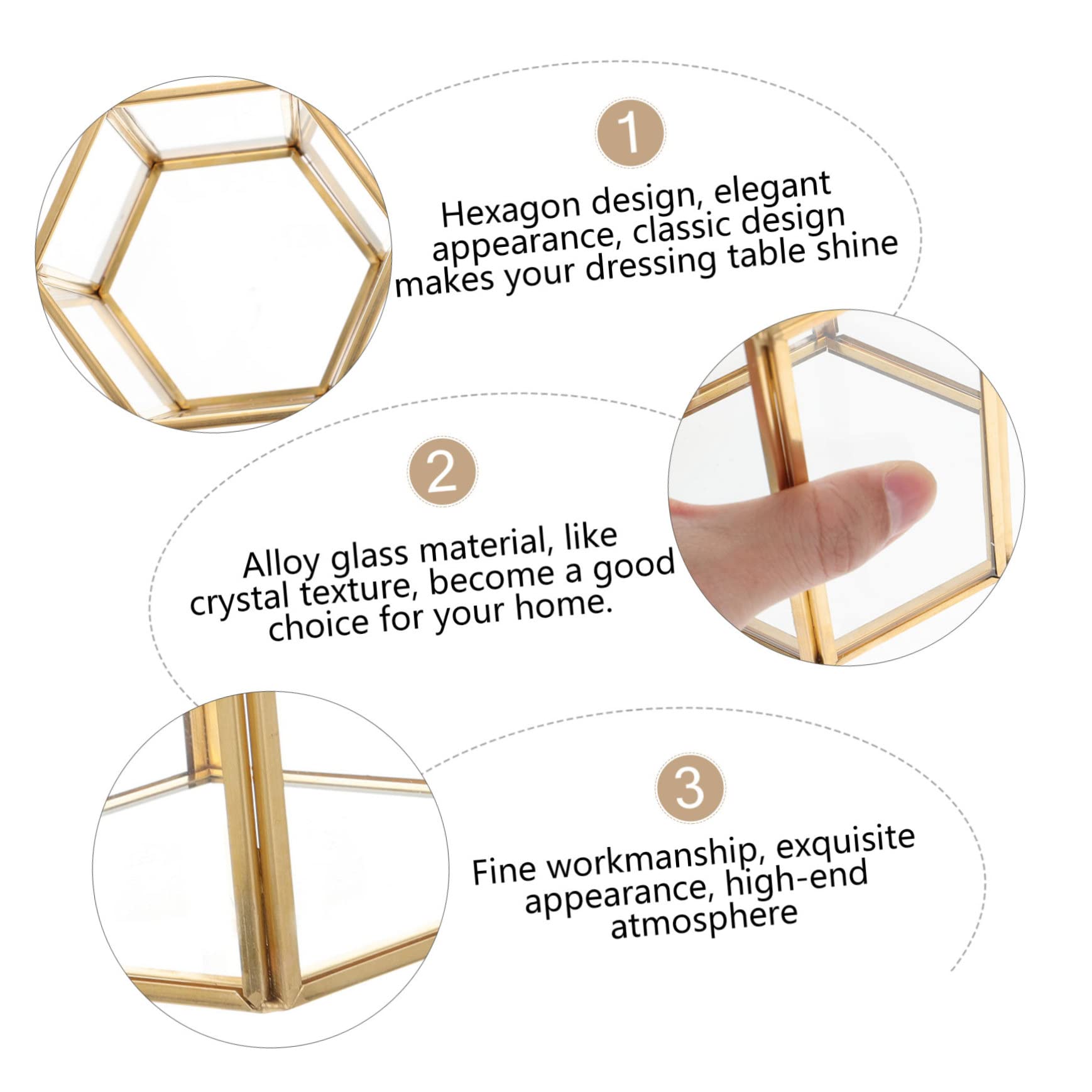 Ipetboom Organizer Trasparente Ampia Capacità Pennelli Trucco per Contenitore Cosmetici in Vetro Resistente, Porta Pennelli e Regalo da Scrivania per Uso Domestico per Donne