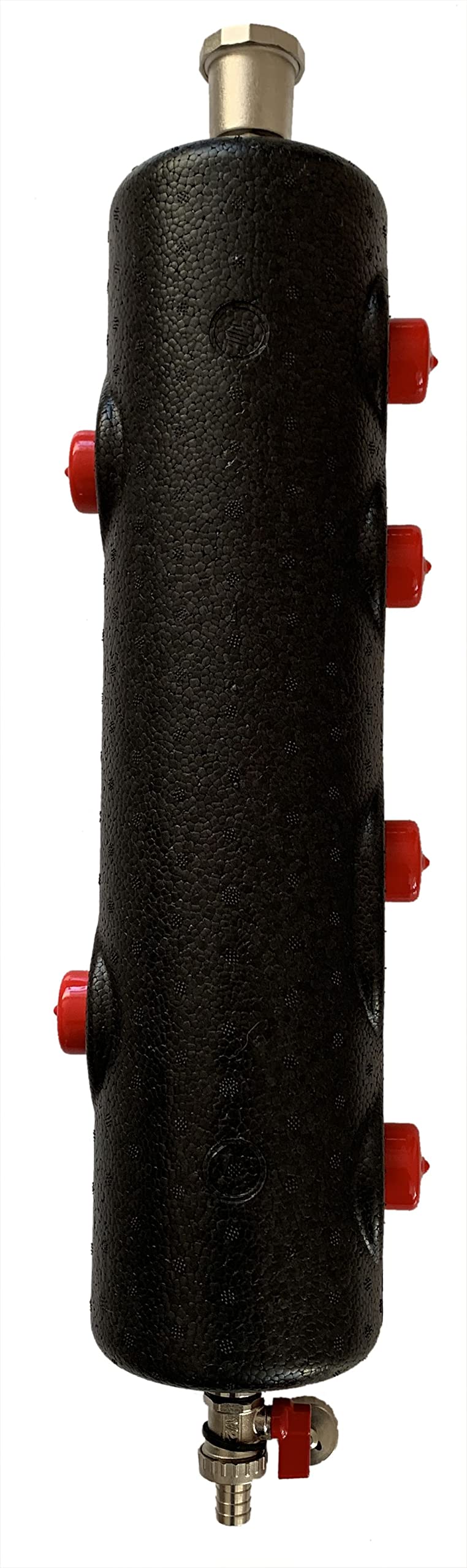 Separatore Idraulico 6x1 Pollice GZ 2x1/2 Pollice GW Acciaio Inox 10 Bar Accoppiamento Valvola Di Spurgo Scarico Corpo Di Accoppiamento Per impianto Di Riscaldamento