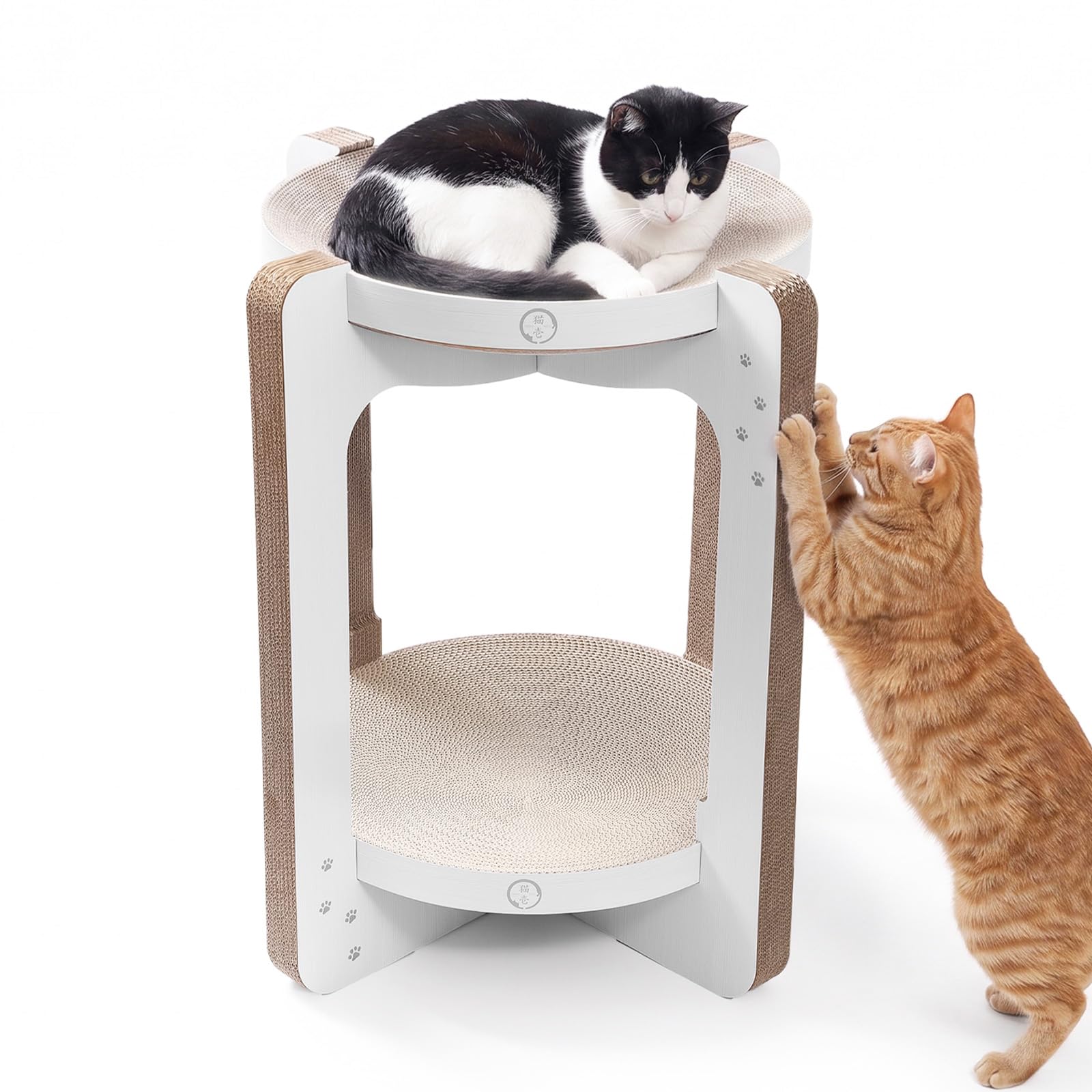 【紫様】猫の爪研ぎ　4セット　猫壱タワーXL対応 Amazon | 猫壱 バリバリボウルタワー 爪研ぎ ホワイト XL | 猫壱 | 爪