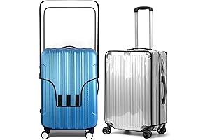 Clear 28" Suitcase Protector: Shield Your Luggage