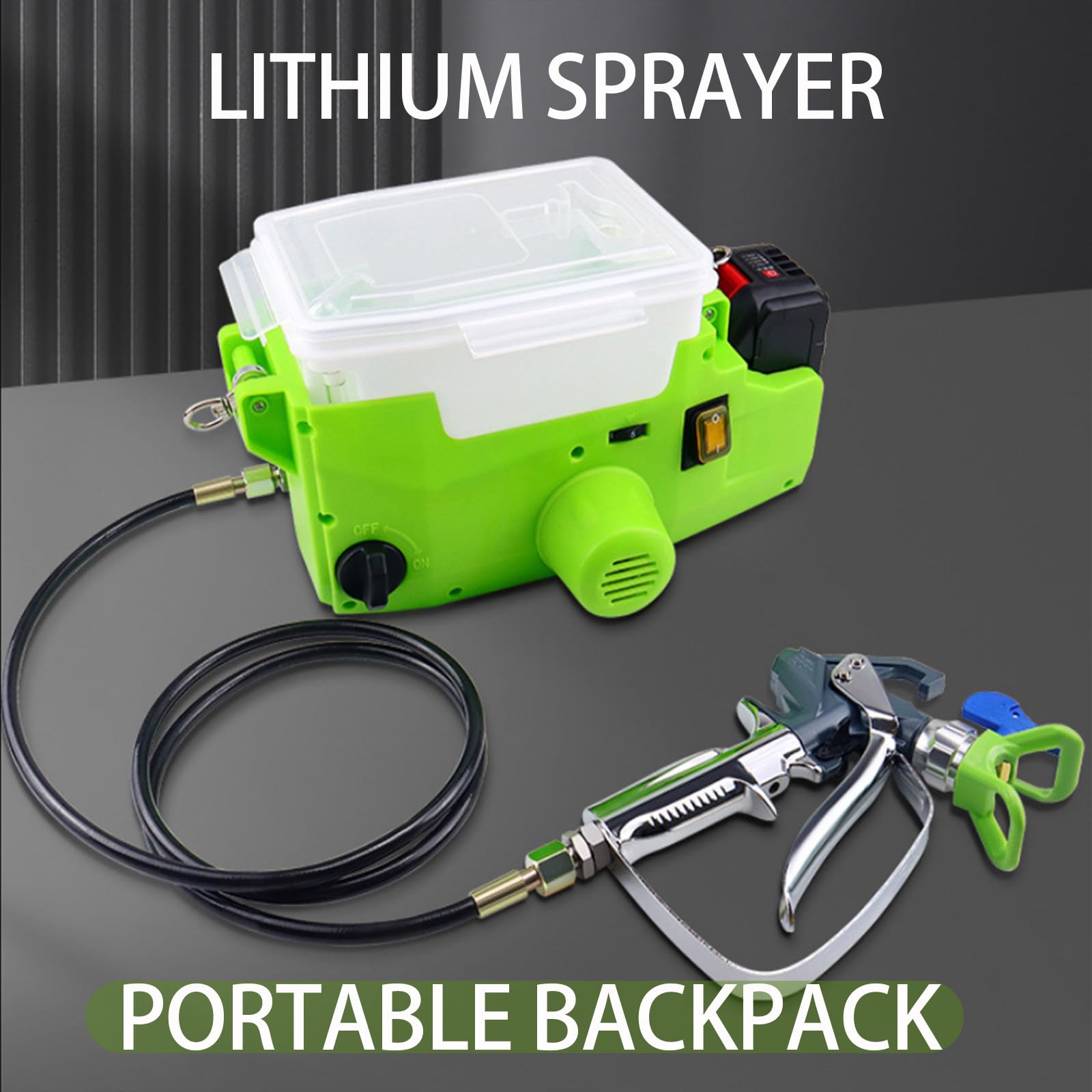Betoniera elettrica, Miscelatore per Malta Portatile, betoniera elettrica Portatile da 1800 W con 6 velocità Regolabili, Miscelatore a Doppia coclea