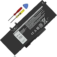 ZAYAUPVL 68Wh 3HWPP 15.2V Replacement Battery for Dell Latitude 5401/5410/5411/5501/5510/5511, Precision 3541/3551, Inspiron 17 7500/7506/7706 2-in-1 Black