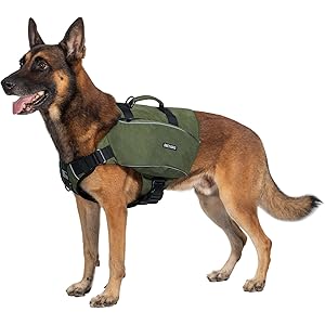 wolf republic dog backpack
