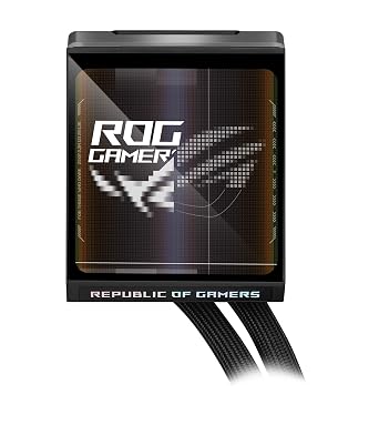 ASUS ROG Strix LC IV 360 ARGB LCD Display All-in-One Liquid CPU Cooler - Black