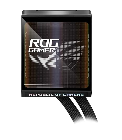 ASUS ROG Strix LC IV 360 ARGB LCD Display All-in-One Liquid CPU Cooler - Black
