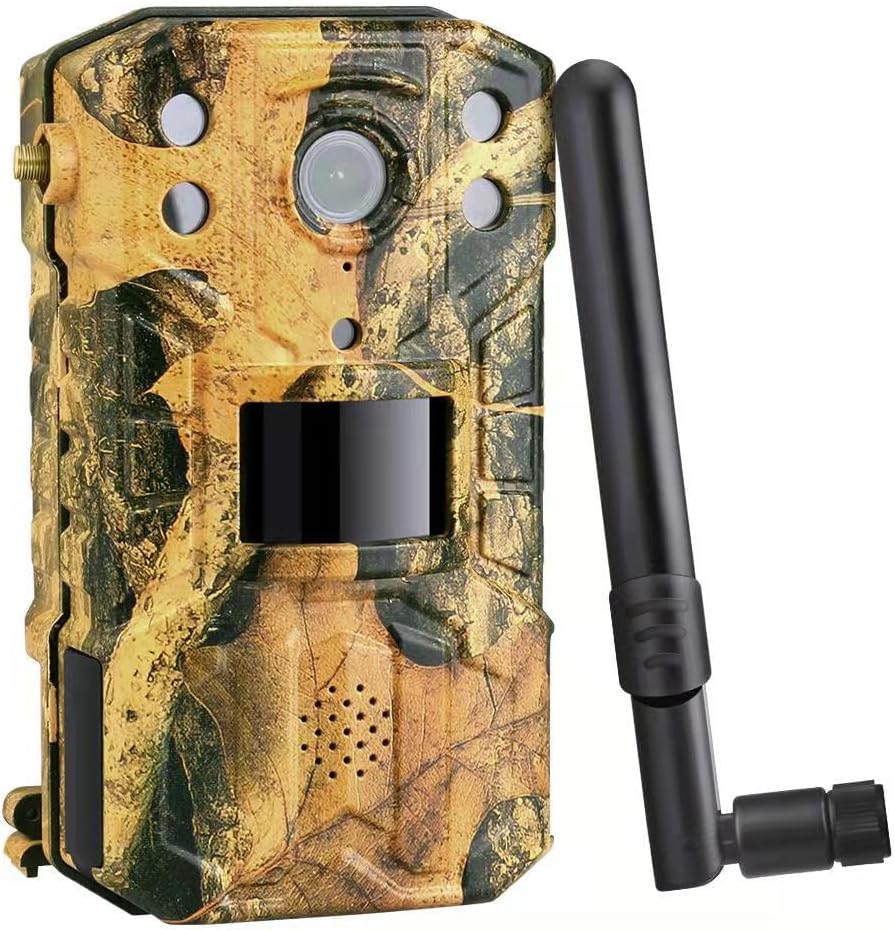 ORLOV 4G Trail Camera - High Resolution 2K Video, 14MP Images, No Glow Night Vision,Waterproof, Remote APP Access for Wildlife Monitoring, Home Security, Farm Outdoor Surveillance Wireless CCTV