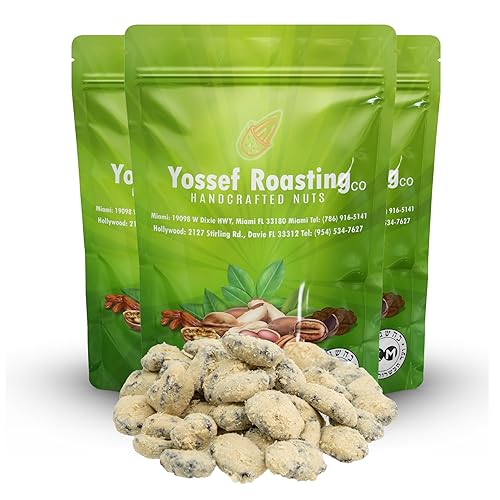 Miniatura 11 de Caramelo de nuez cubierto en mitades deliciosamente decadentes – Certificado Kosher – 3 bolsas, 5 onzas cada uno (galleta)