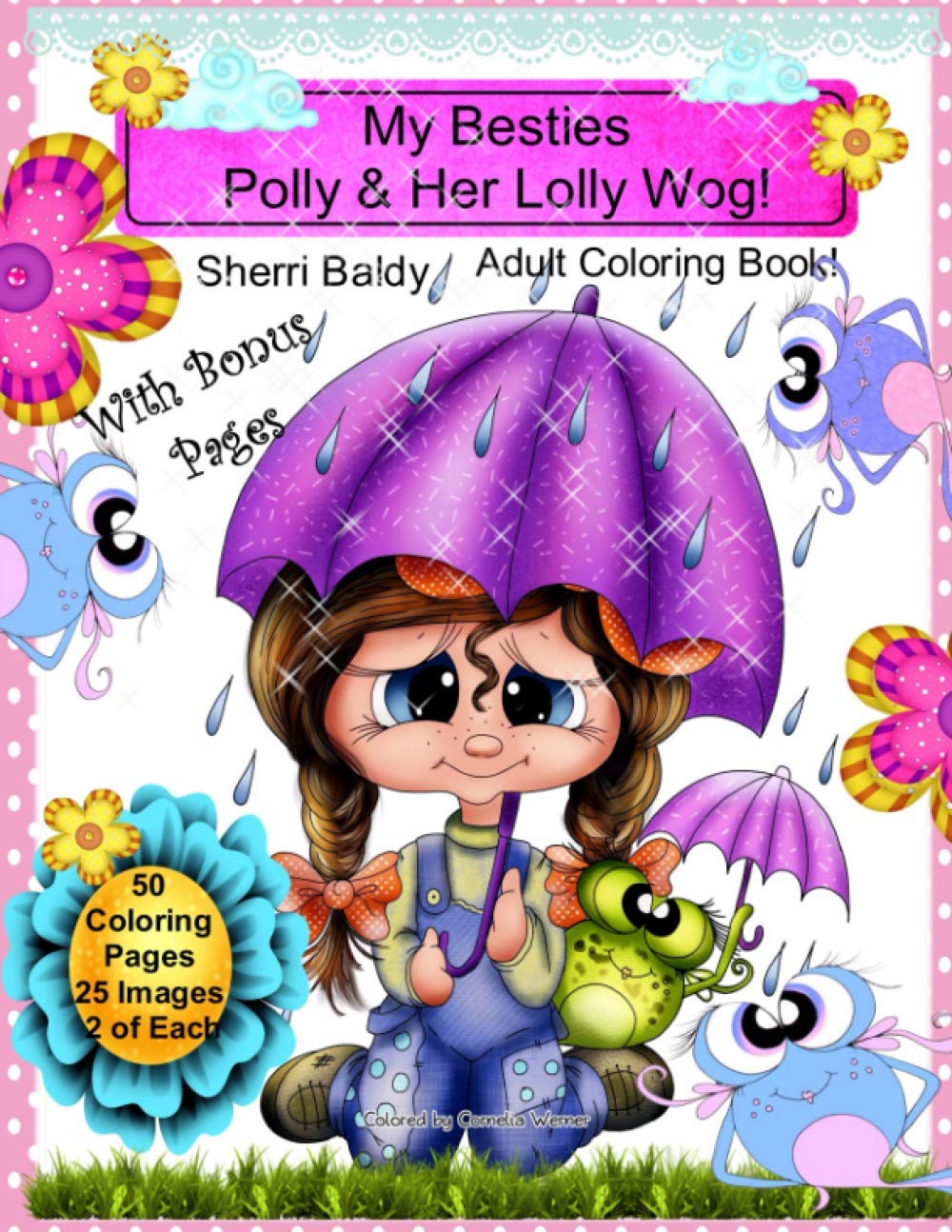 My Besties Polly & Her Lolly Wog! Sherri Baldy Adult Coloring Book