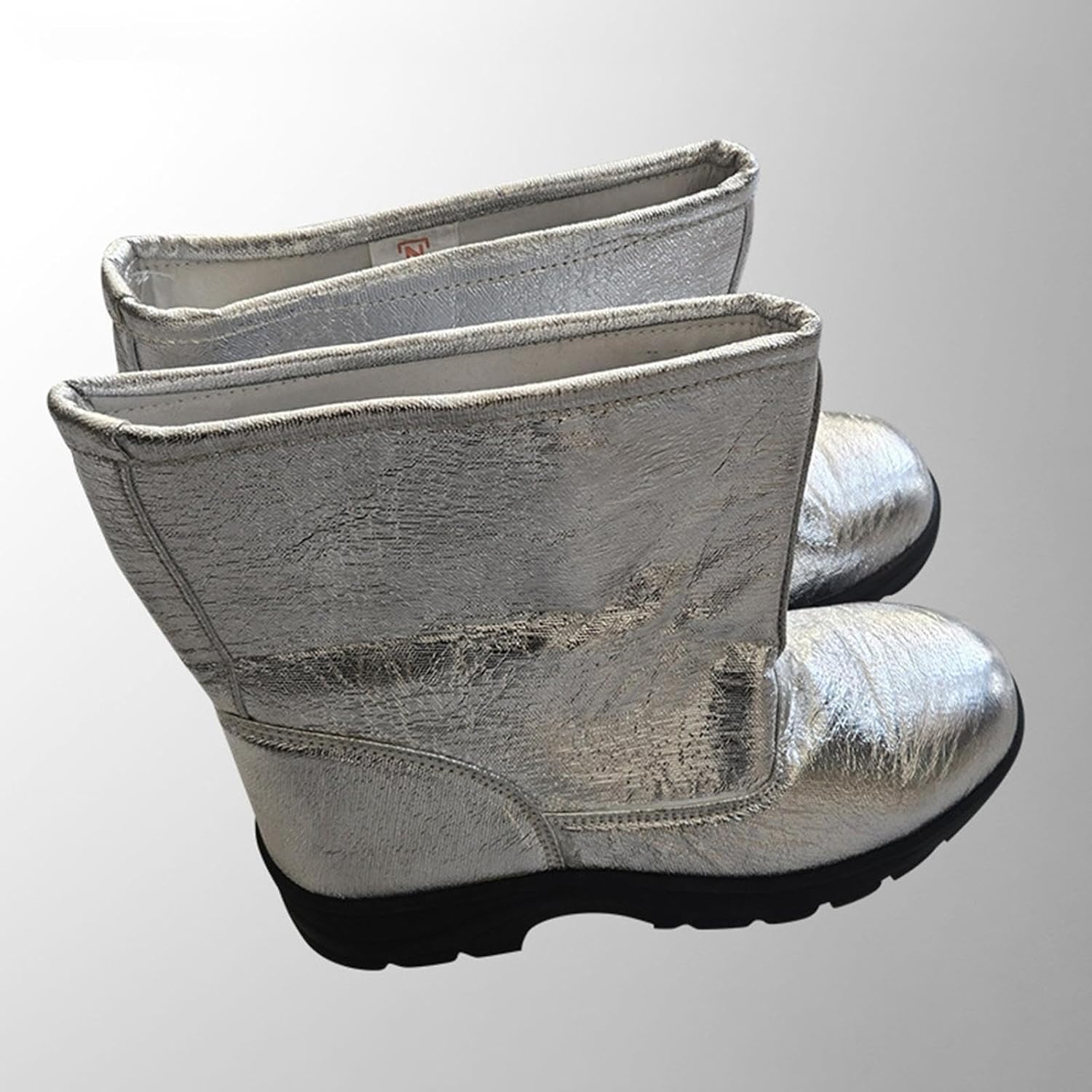 ブーツ 熱耐久 アルミ製外層 断熱技術 ノンスリップ設計 補強トゥキャップ 火災対策 耐摩耗底部 多目的 工事現場に適用, サイズ