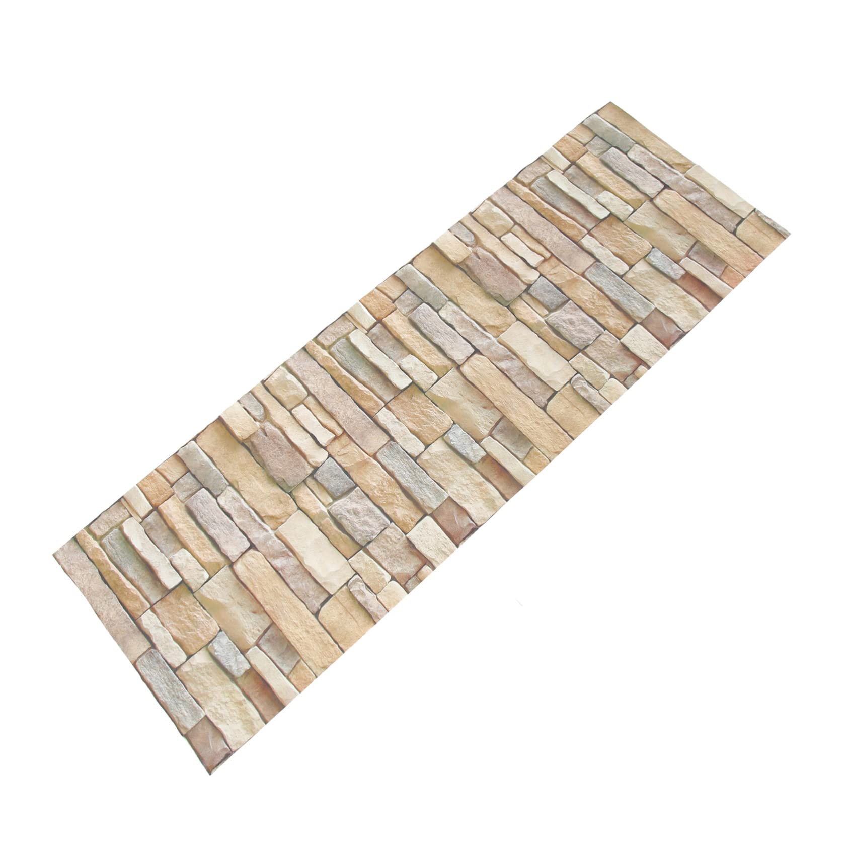 GRIRIW Elegant Brick Pattern Sticker Terrarium Background Scene Reptile Tank Decal Easy to Install Brick Wallpaper