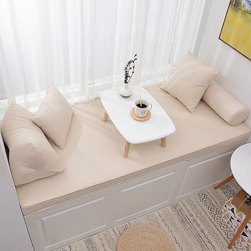 Cojines de banco personalizados con forma de trapezoidal en ángulo, espuma para tapicería de asiento de ventana de bahía para muebles de interior y