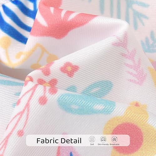 Vista 6 de Traje de baño de una pieza con volantes y escamas de pez de sirena para niña pequeña