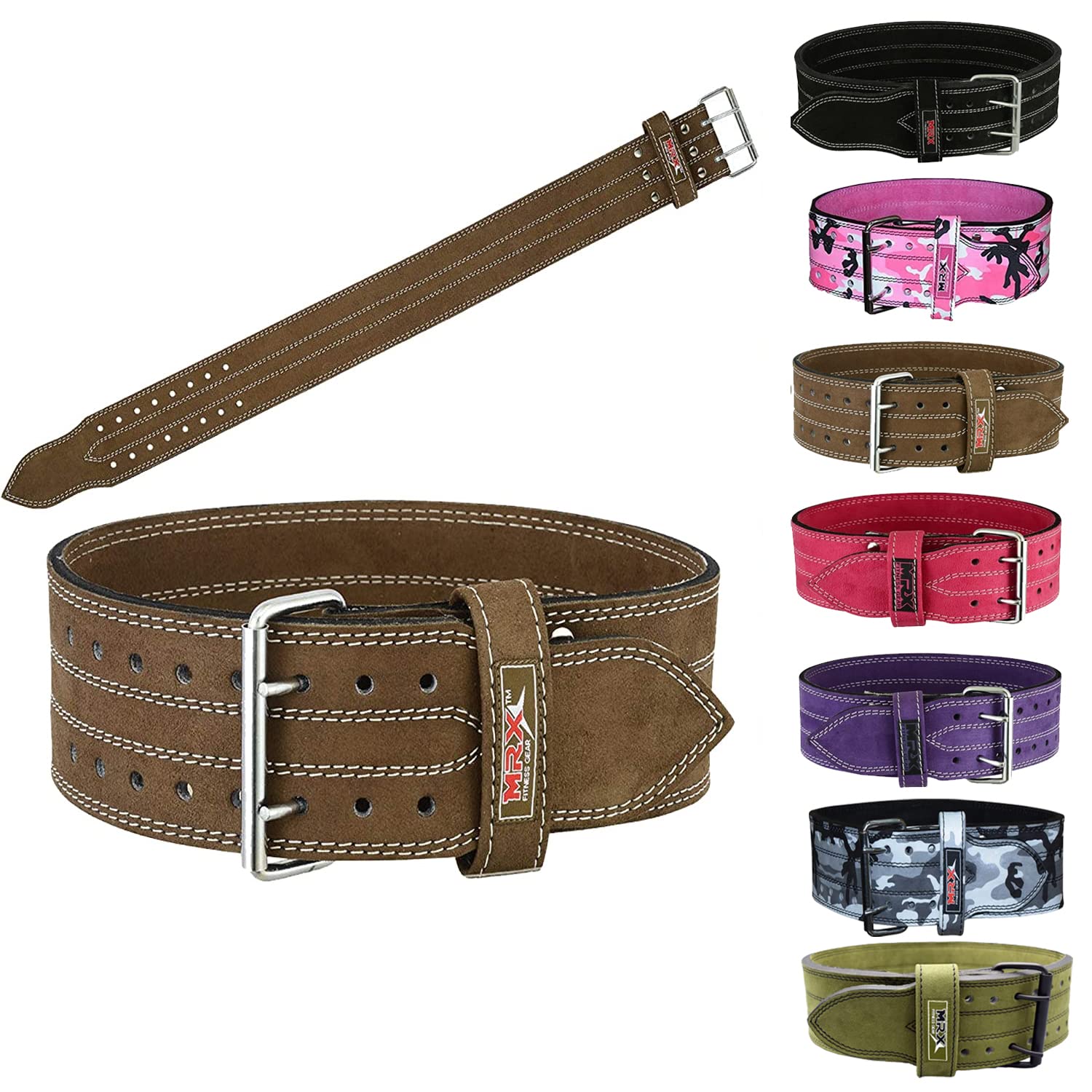 MRX Powerlifting Leather Belt