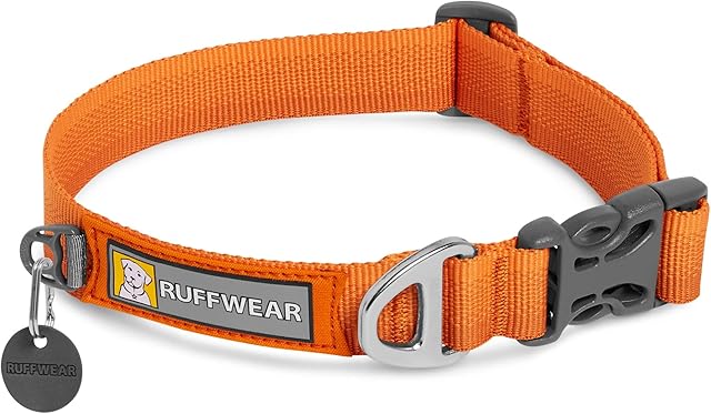 RUFFWEAR - Front Range Dog Collar, Durable and Comfortable Collar for Everyday Use 14"-20"