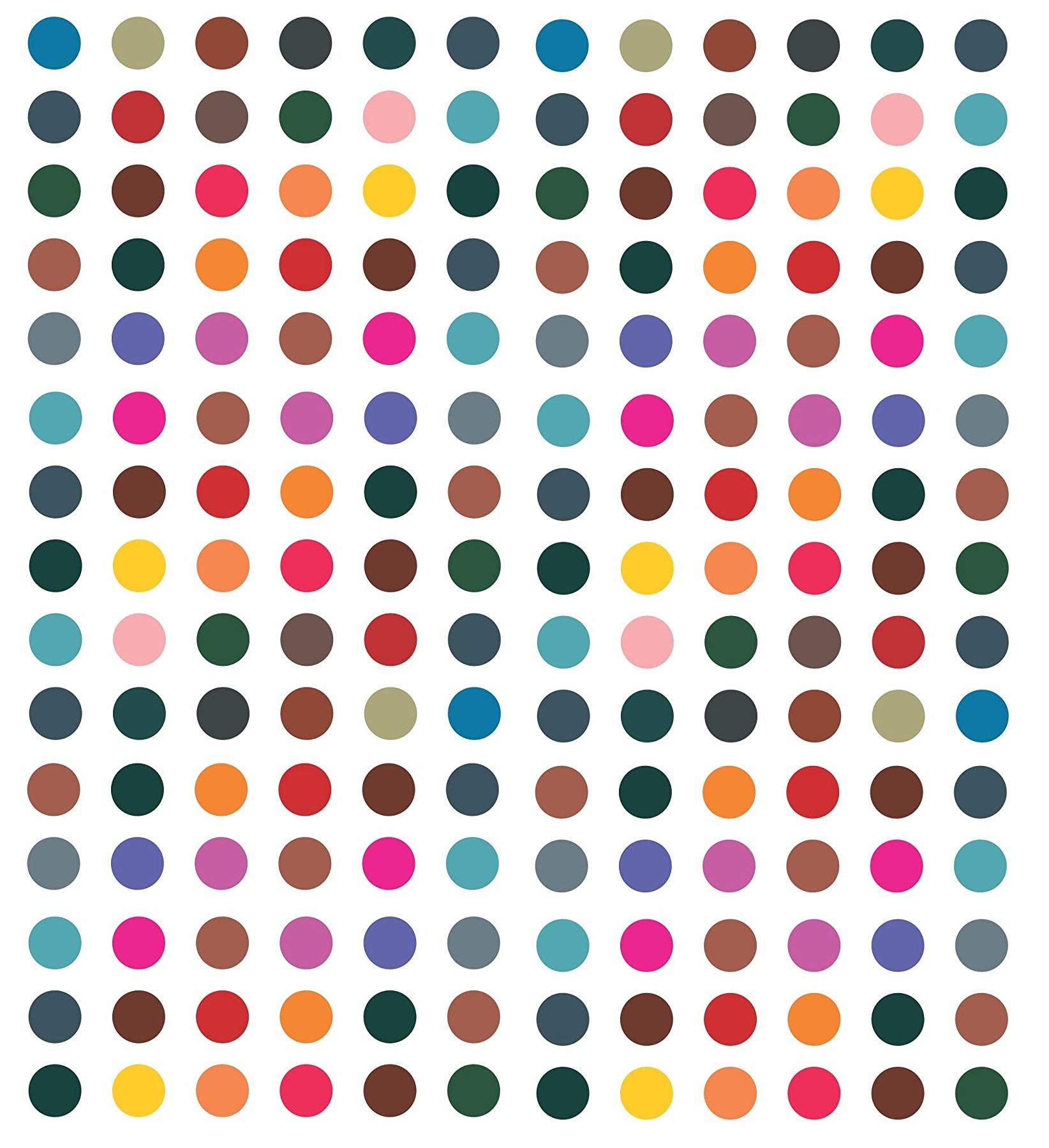 VAMA Plain multicolor round Big Bindis Sticker Kumkum Bindi for Women Ladies Stylish (Size 8mm,Pack of 180 Bindis)