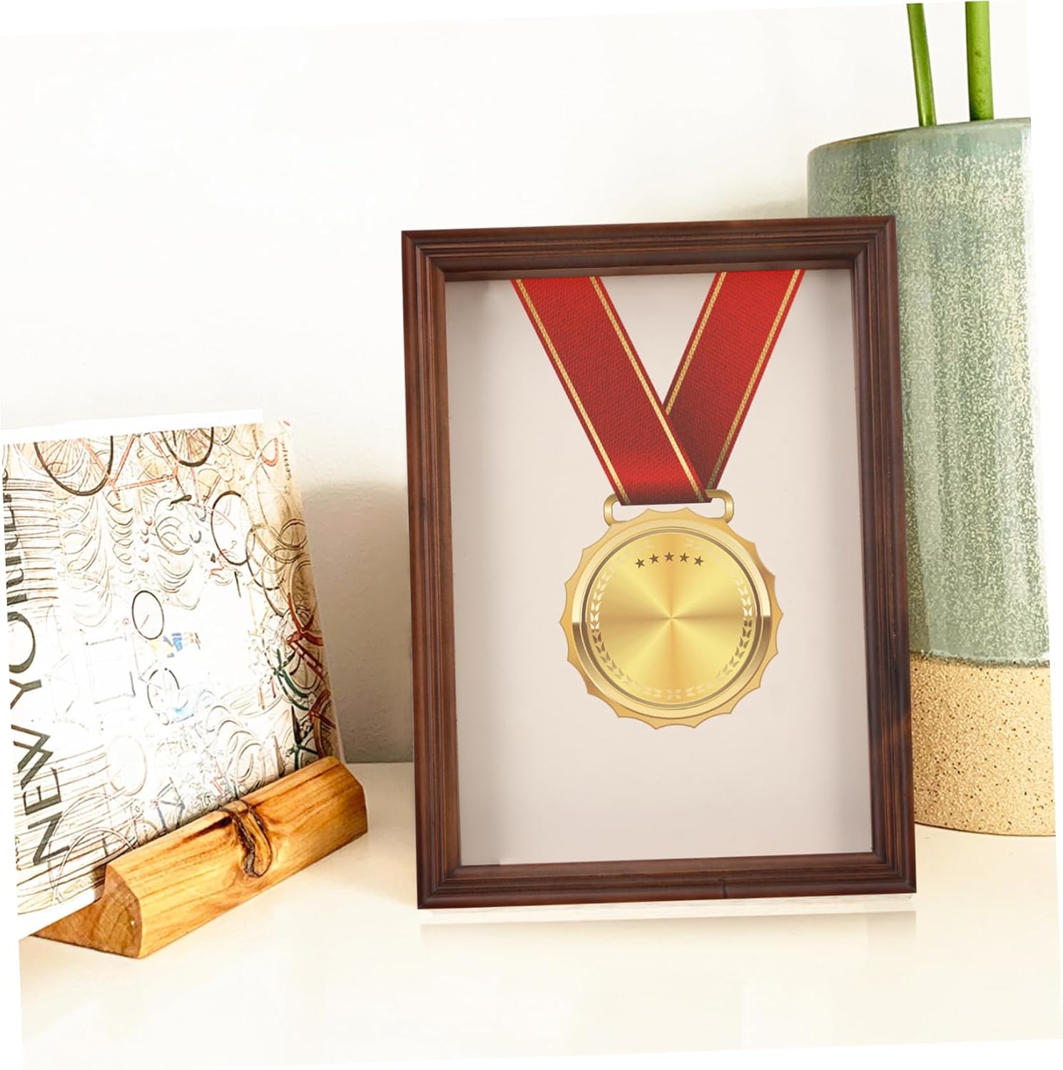 Shadow Box Display Case for Dried Flowers Vintage DIY Keepsake Frame for Home Decoration and Flower Shadow Box Memorabilia and Awards Showcase