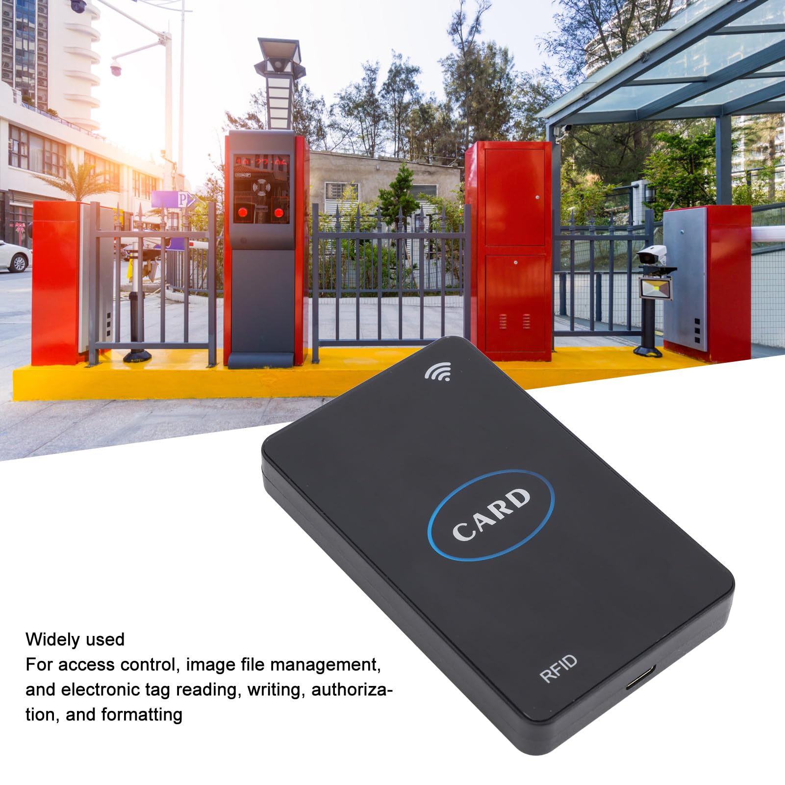 Lecteur de Carte RFID UHF, Lecteur de Carte RFID USB UHF 902 MHz à 928 MHz, Lecteur de Carte D'identification D'interface USB, Duplicateur de Lecteur de Carte, Système de