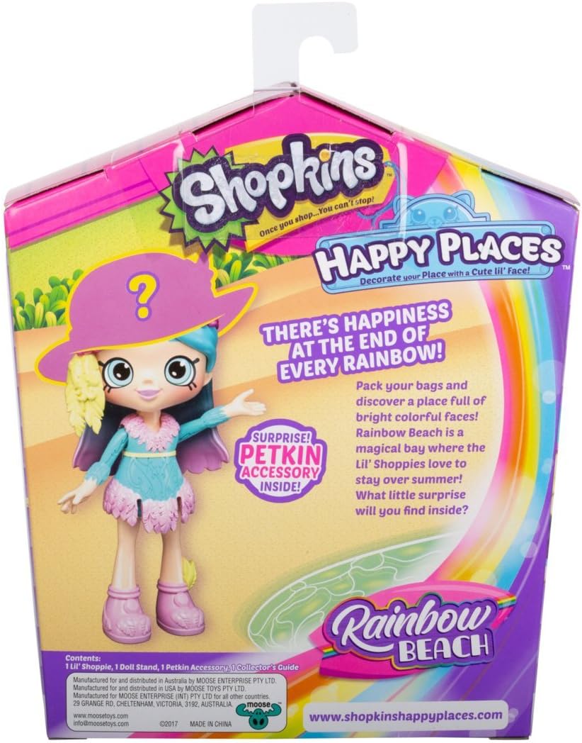 Shopkins Happy Places Rainbow Beach Lil' Shoppie-Faith Feathers