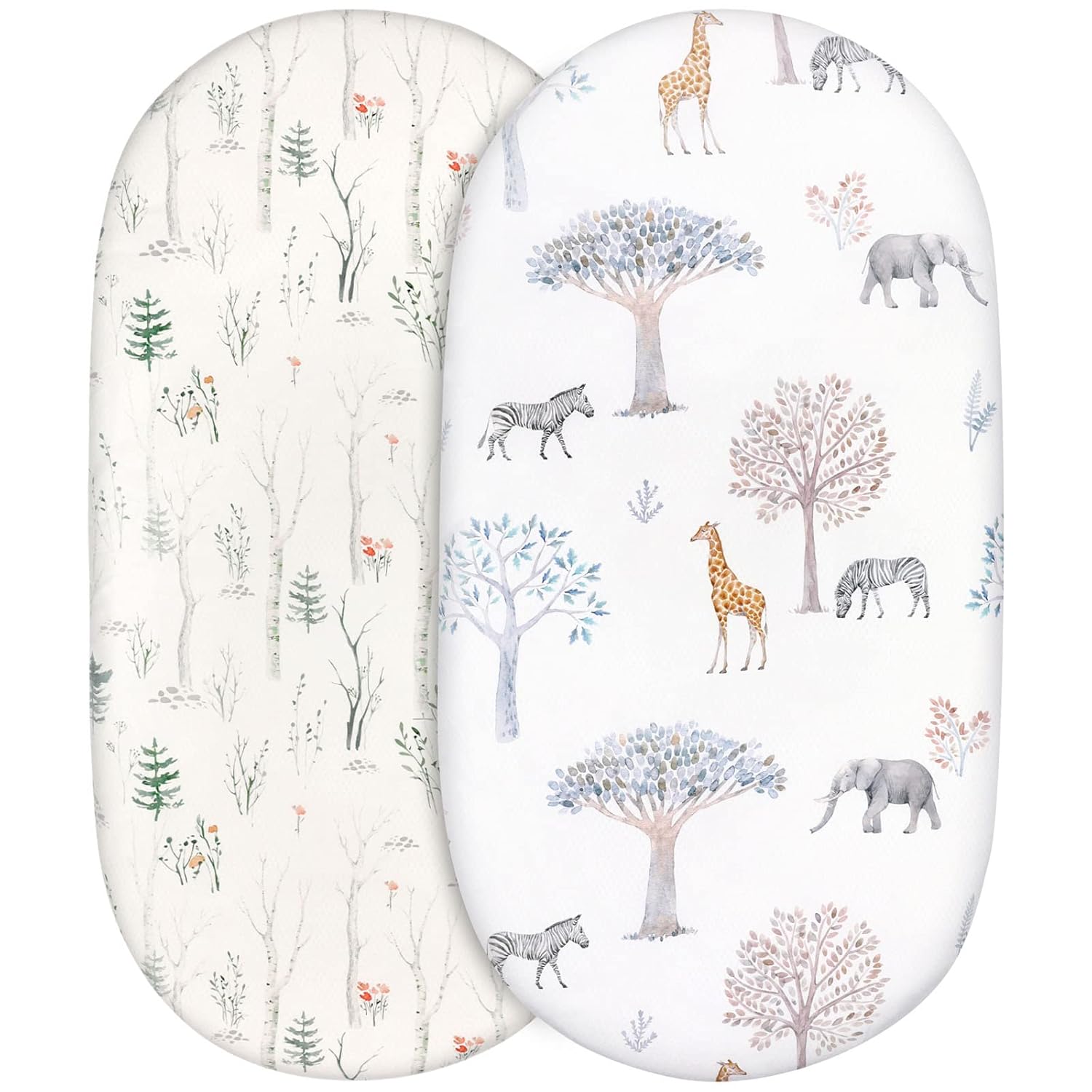 GLLQUEN BABY Crib Sheets Set, Breathable Cozy Fitted Mattress Sheet