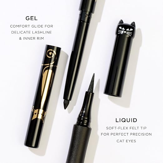 tarte sex kitten liquid liner – Liquid Eyeliner Pen with Castor Oil for Bold, Nourished Lashes, Waterproof, All-Day Wear, Easy to Apply, Vegan & Cruelty-Free, full size, black miniatura 5
