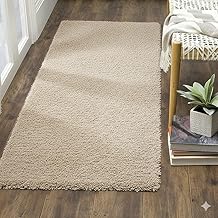 Super Ultra Soft Shaggy Handcrafted Anti-Skid Silk Touch Rectangular Carpet (ALSTN02, 1.5X3 FEET)