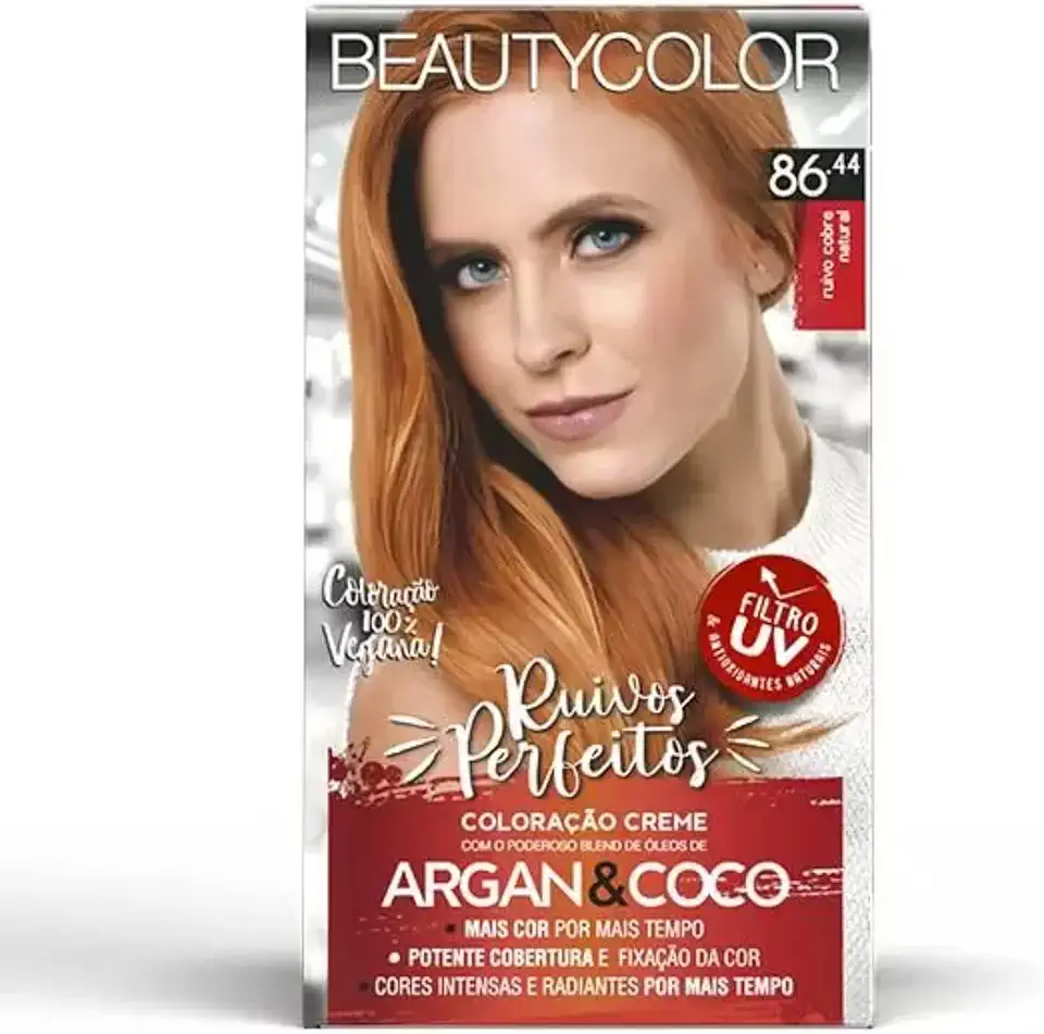 Coloração Kit BEAUTYCOLOR - 86.44 Ruivo Cobre Natural