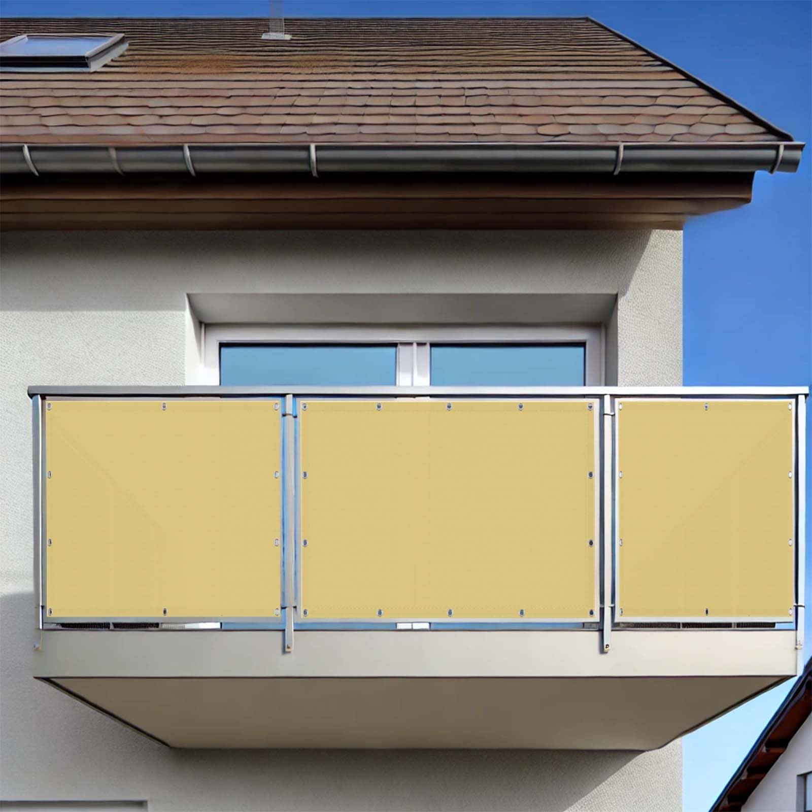 Cache balcon contre le vis-à-vis et le vent sur la terrasse