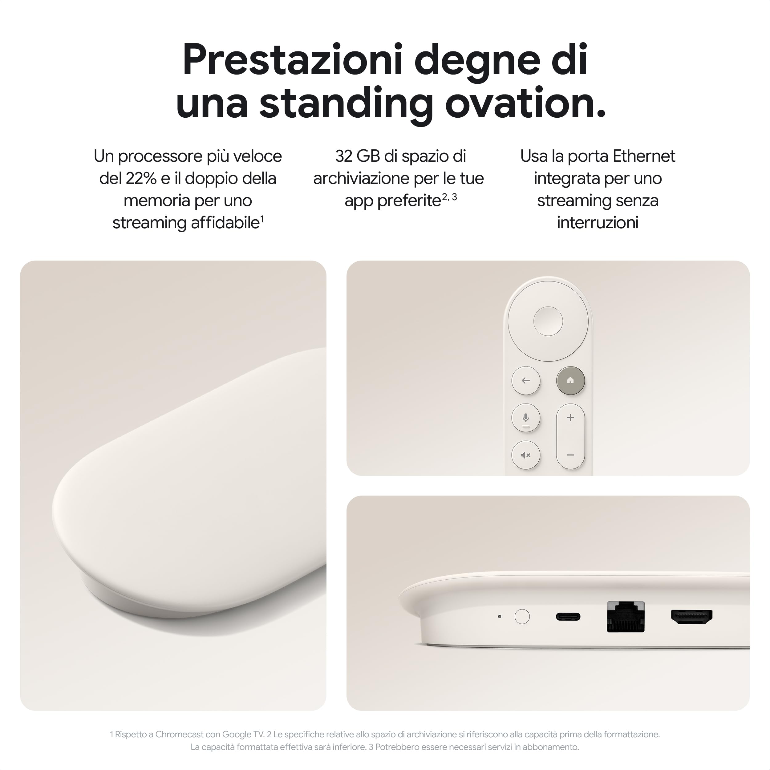 Google TV Streamer (4K) - Intrattenimento in streaming in 4K HDR