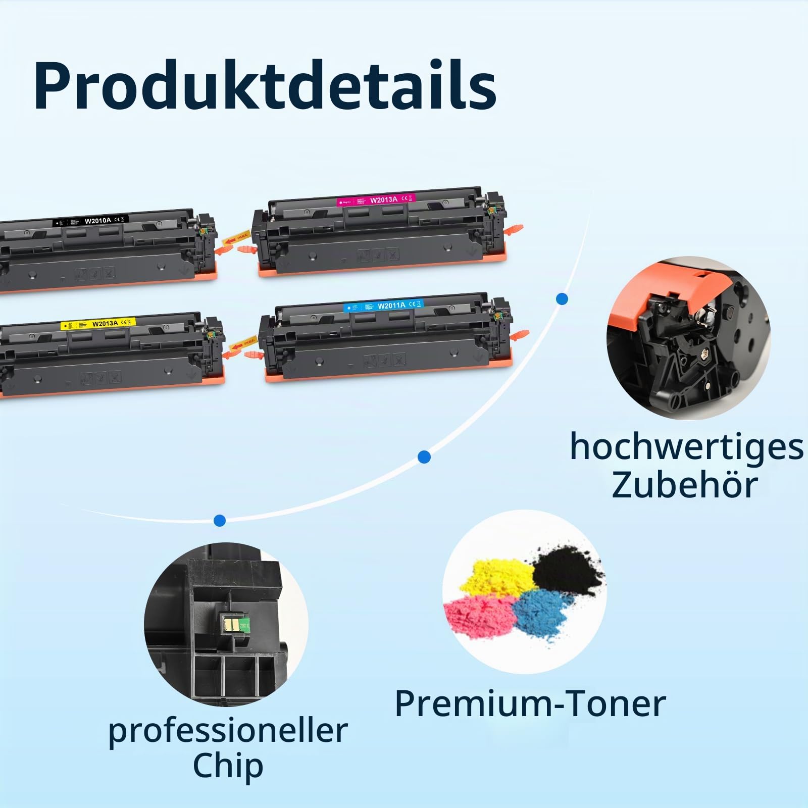 MYCARTRIDGE 207A Toner MIT CHIP Ersatz für HP 207A 207X MFP M283fdw M255dw