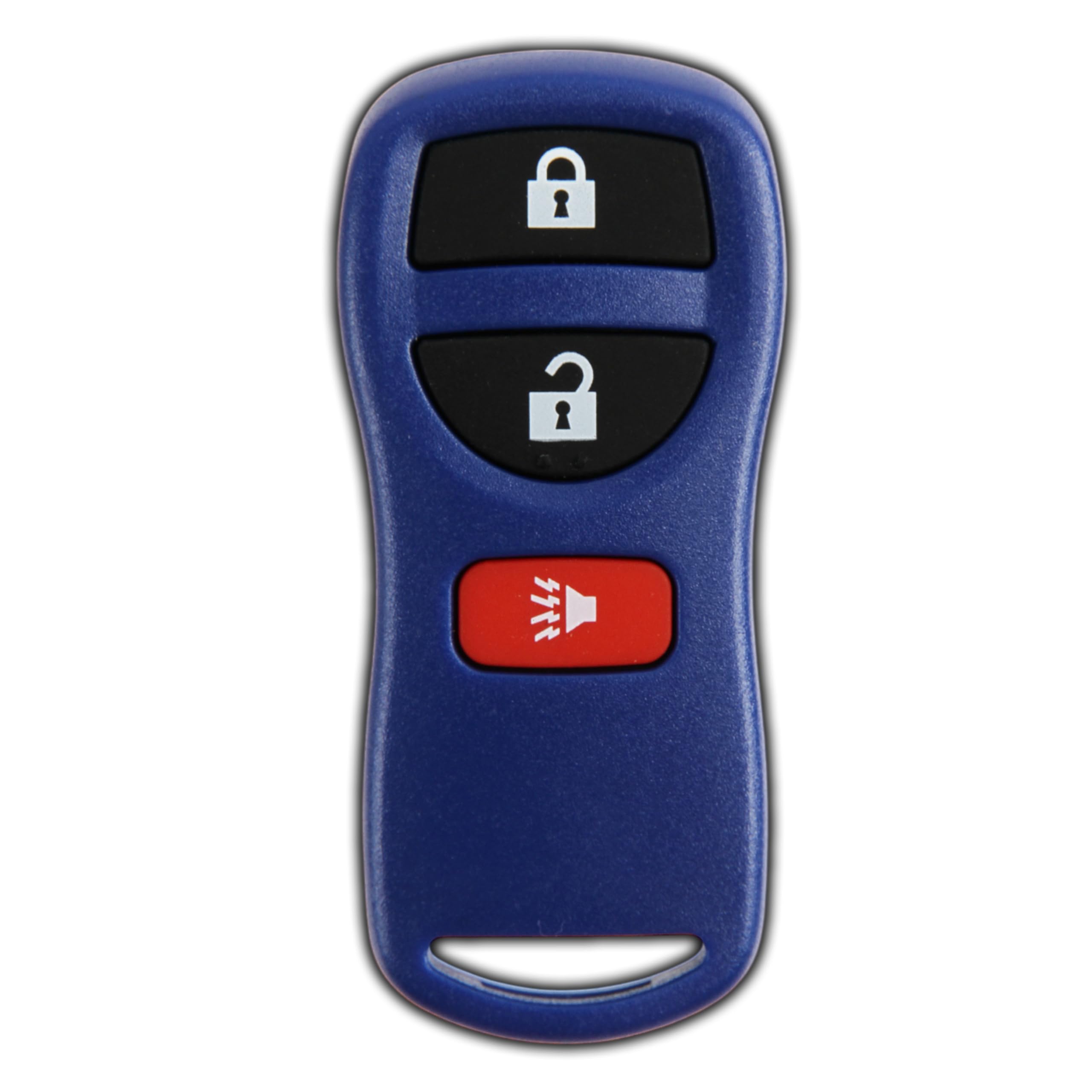 KeylessOption Key Fob for 2002 2003 2004 2005 2006 2007 2008 2009 2010 2011 2012 2013 2014 2015 2016 2017 Nissan Titan Rogue Infiniti Remote, 3-Button