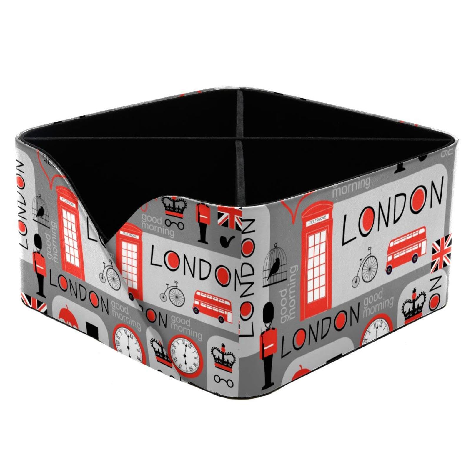 Organiseur de bureau pour journaux gris compact avec rangement crayons robuste