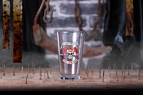 Miniatura 5 de Nemesis Now Producto oficial de Metallica Kill Em All Glass, 5.8 in