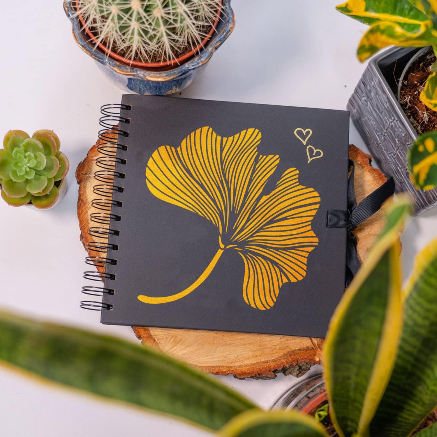 GSS Designs Chinese Ginkgo Stencils Reusable Stencil for Painting Walls Floors Wood Furniture Floral Leaf Stencil for Walls
