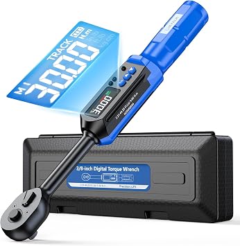 3/8" Drive Digital Torque Wrench 2.21-44.25 Ft.Lb/3-60 N.m 2% Accuracy