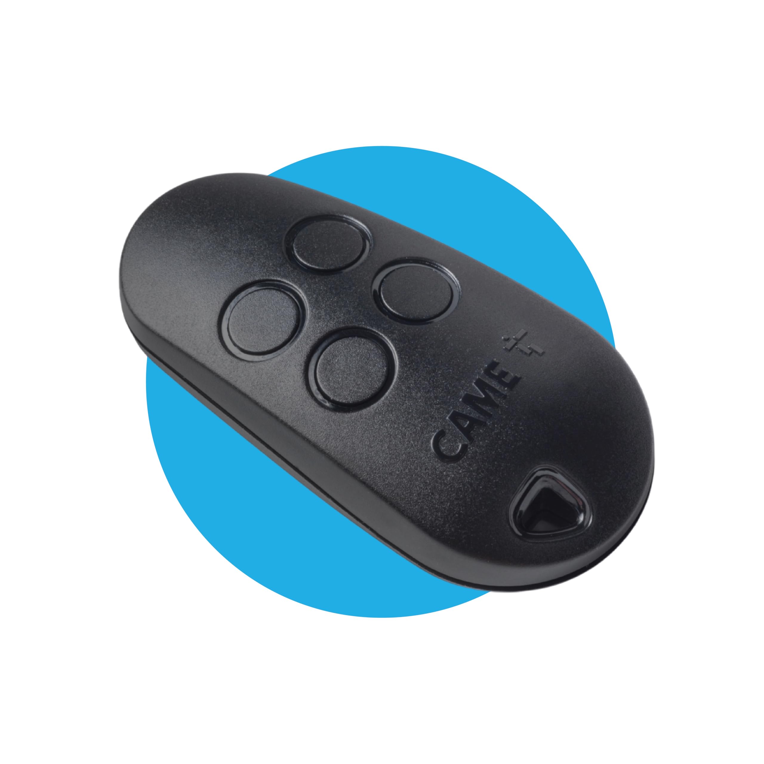 CAMETOP44FGN 4 Channel Black Remote Control with Fixed Code and Self-Learning Function for Easy Duplication Multi-User Frequency 433.92 MHz Compatible with CAME Models Only