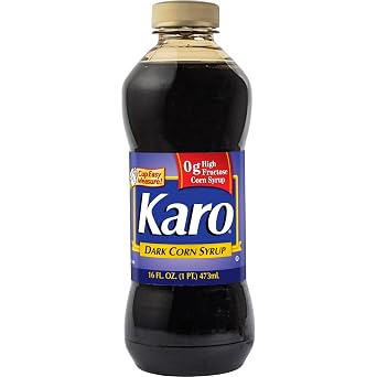 Karo Dark Corn Syrup with Refined Molasses, Sweetener for Baking, 16 fl oz