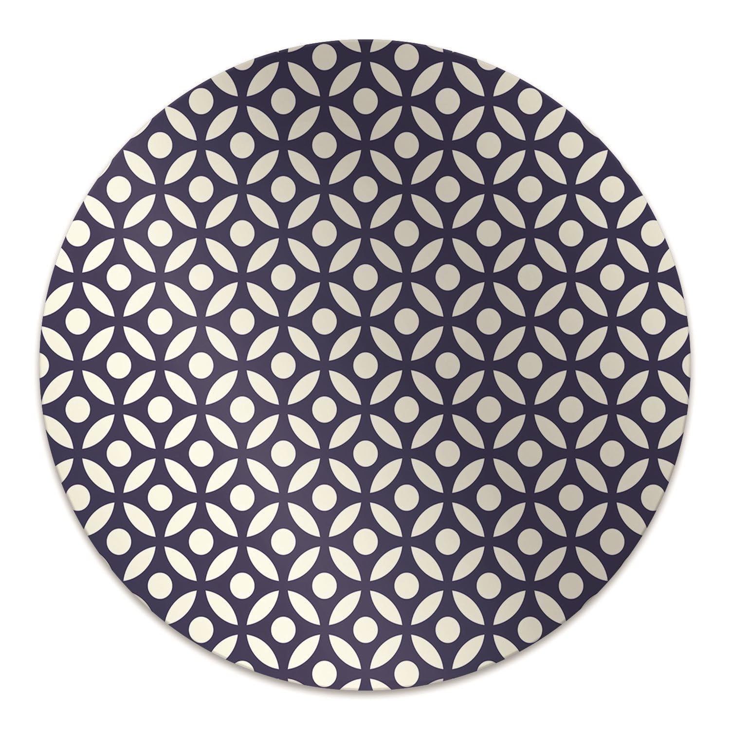 Tapis protège-sol pour chaise de bureau avec motif arabe élégant