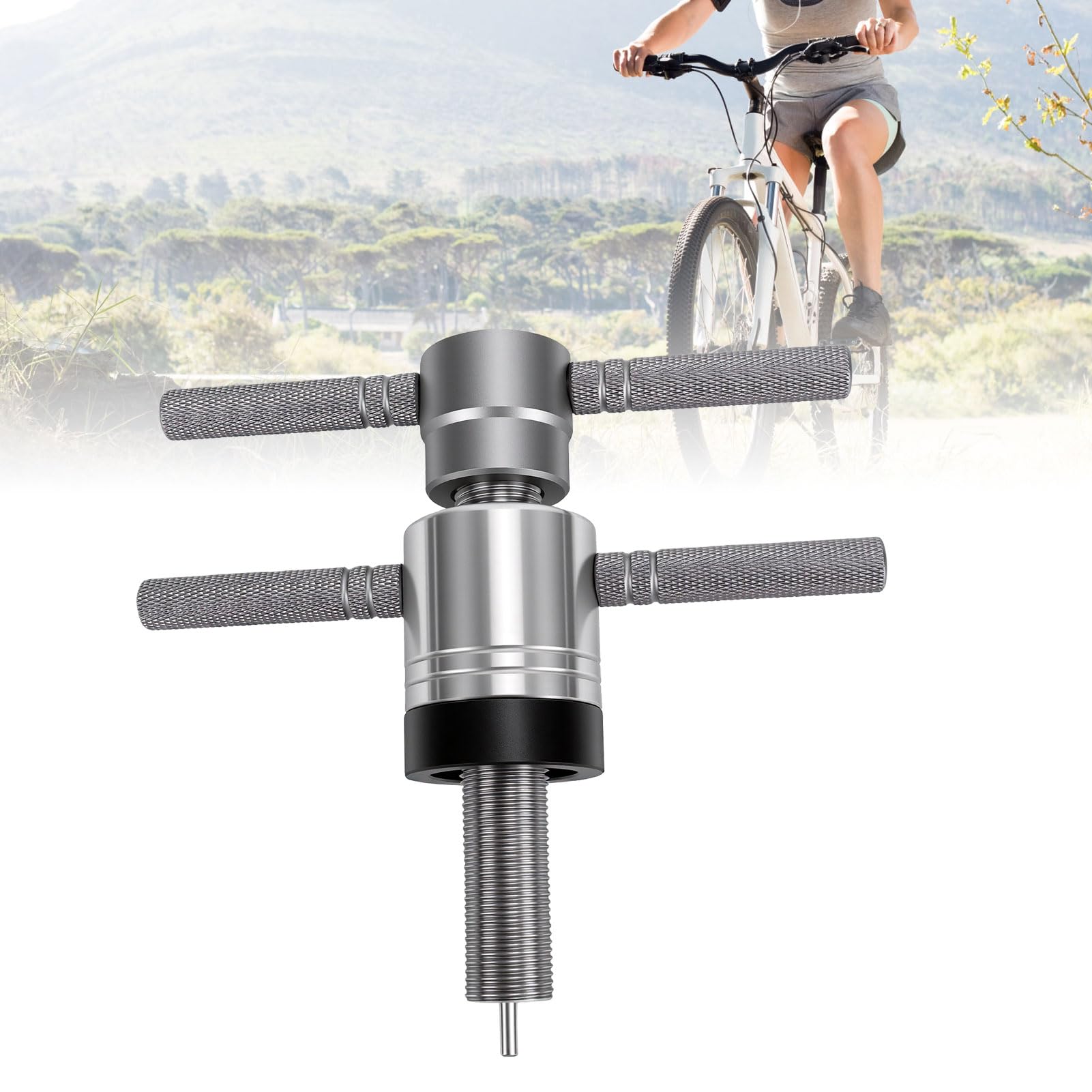 banapoy Herramienta de Extracción de Cojinetes de Buje de Bicicleta, Extractor Cojinetes Pinza Expansible, para Reparación Interiores 6 a 20 Mm y Exteriores de 14 a 39 Mm